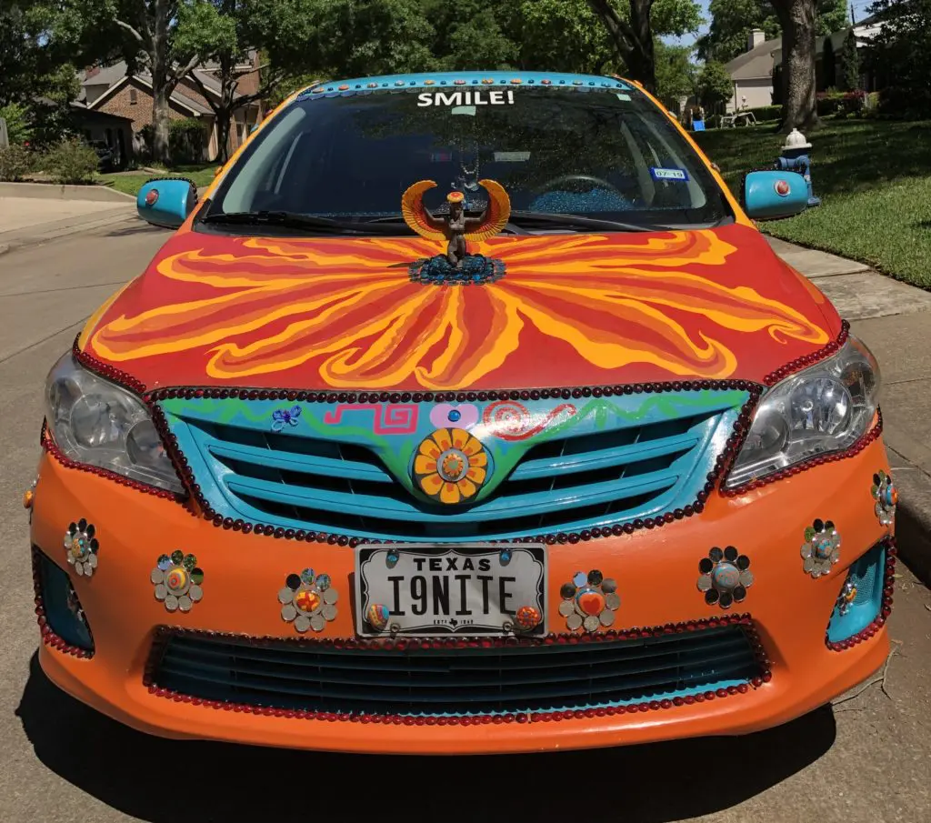 Sarah Gish's “Phoenix Rising Art Car," 2013