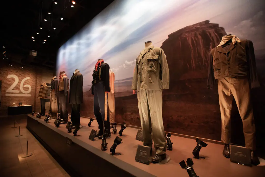 Movie wardrobe from the silver screen. 