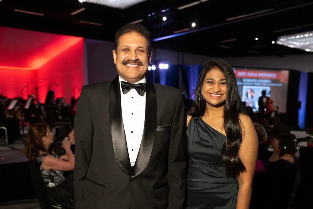 Niloy & Dr. Jivanni Shah at the Virtuosi of Houston 25th anniversary gala. (Photo by Daniel Ortiz)