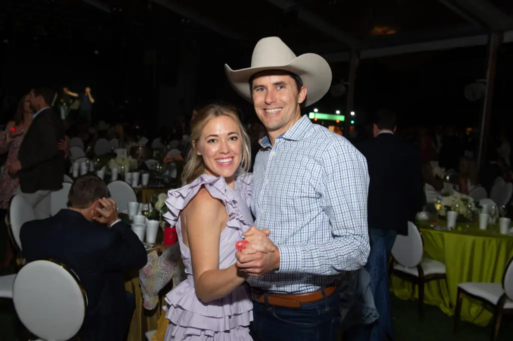 Guests on the dance floor dancing to tunes by country music artist, Clint Black. (Photo by Wilson Parish)