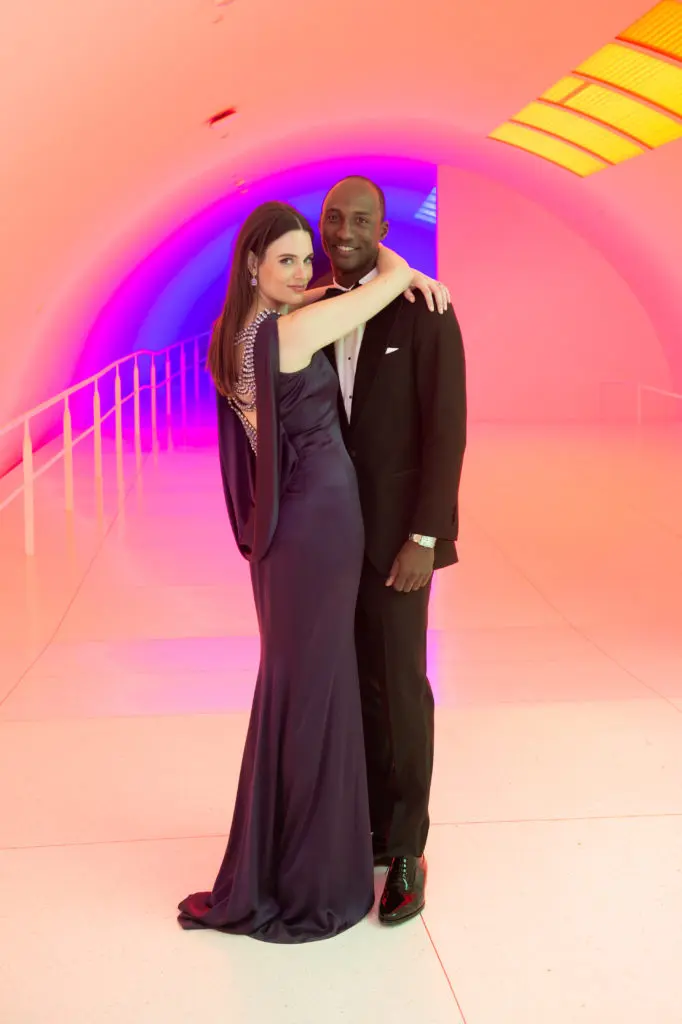 Caroline Tudor, Corey Kelly at the MFAH Grand Gala Ball (Photo by Wilson Parish)