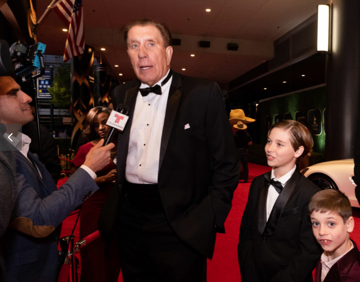 Rudy Tomjanovich, seen here at the 2020 Houston Sports Hall of Fame Awards, headlines the Dave Ward & Friends podcast, airing Thursday. (Photo by F. Carter Smith)