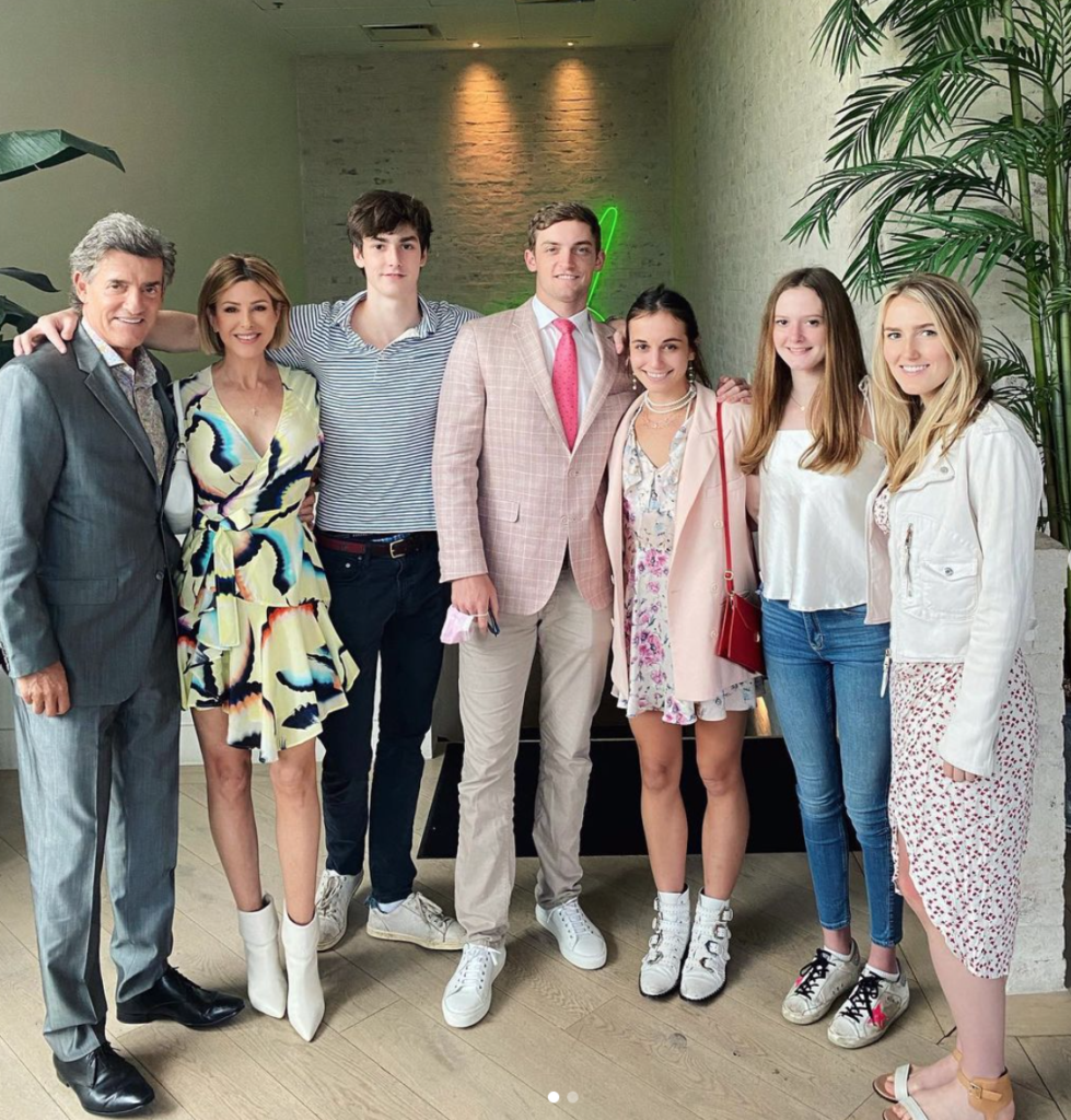 On Mother's Day 2021 Nick Florescu & Dominique Sachse with their blended families, two children missing.