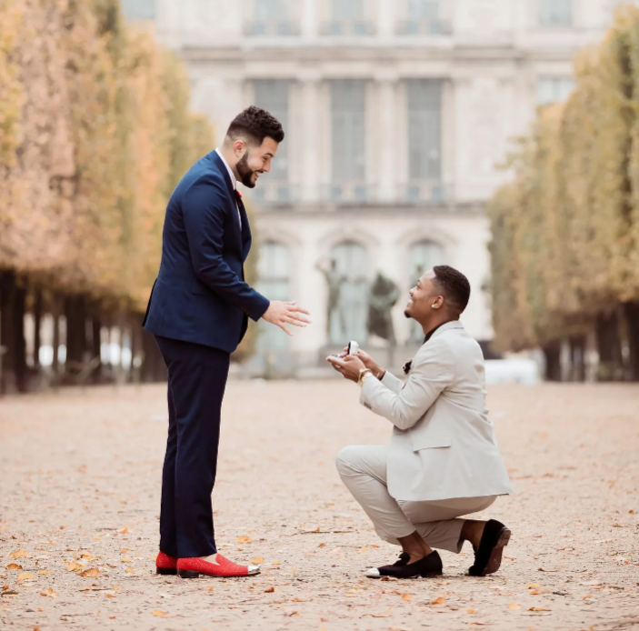 The rise in the number of same sex couples getting married has fueled the trend toward men's engagement rings. (Courtesy photo)