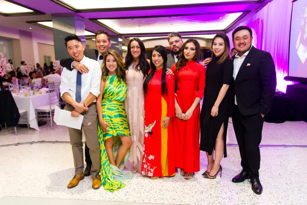 Sonny Ngo, Peter Vuong, Renee Nguyen, Krystal Flory, Katie Willoughby, Ingrid Abrego, Jenny Ong, Danny Truong (Photo by Hung L. Truong Photography)