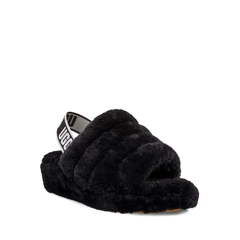 UGG black fluff