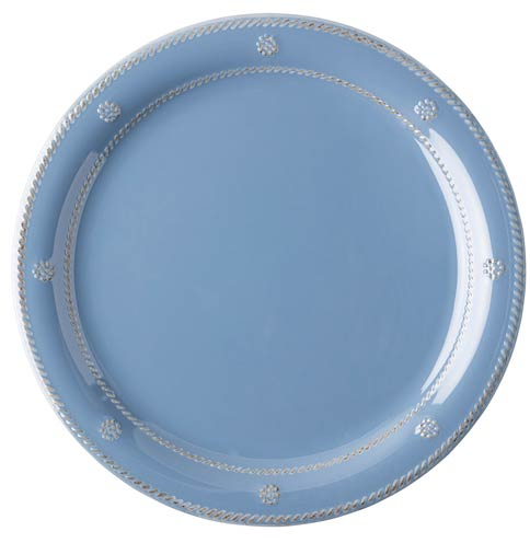 Juliska Berry & Thread Chambray Melamine Dinner Plate.