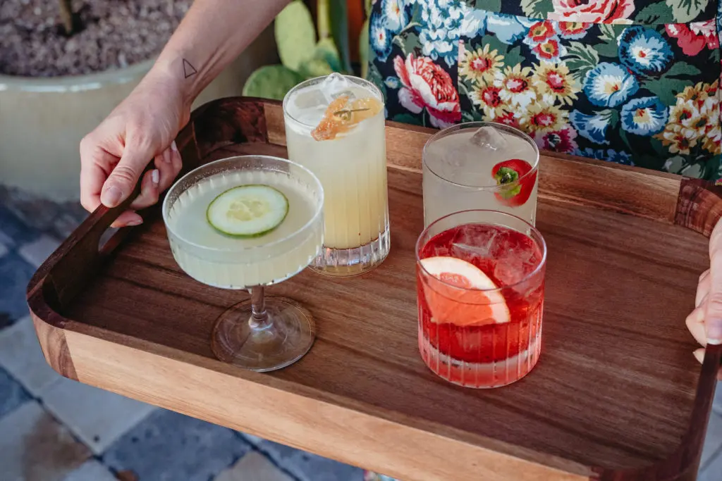 Drinks by the pool is must in the Texas heat. (Photo by Cristina Fisher)