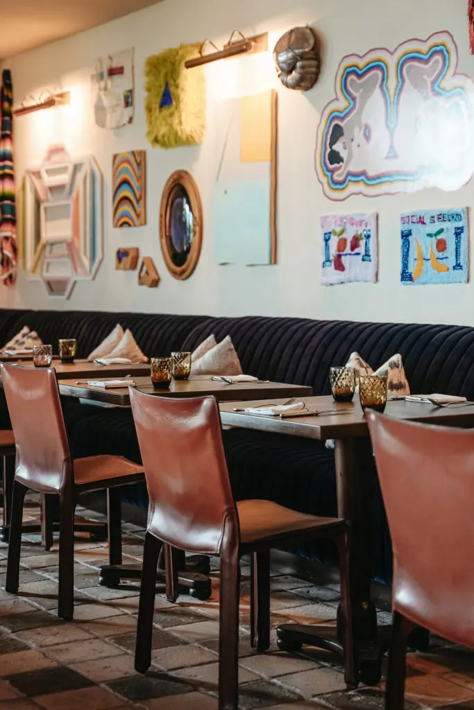 The featured collection at Soho House Austin features artists born, raised, or trained in the state of Texas. (Photo by Cristina Fisher)