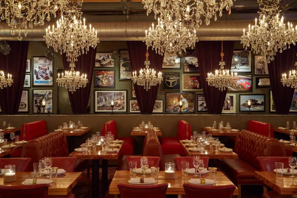 Chef Nick Badovinus' Town Hearth steakhouse serves some of the best steak, cocktails, and raw bar in the Design District. (Courtesy)
