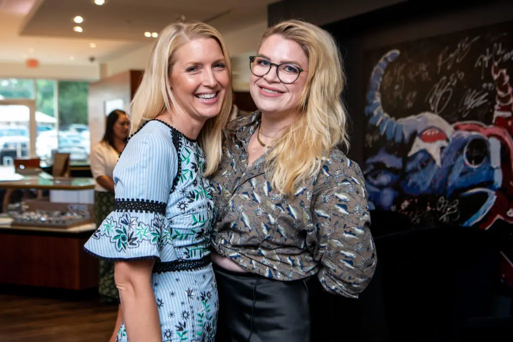 Laura Hatfield, Shaina Park at the Lone Survivor Foundation and Seiko event at IW Marks Jewelers (Photo by Michelle Watson CatchlightGroup.com)