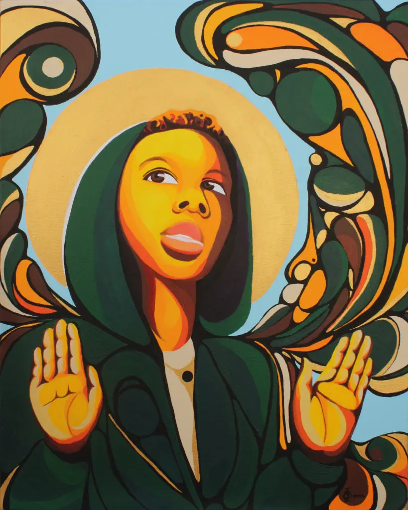 Ebony Iman Dallas’ "And Justice For ...," 2014, at the Oklahoma Contemporary, Oklahoma City. (Courtesy the artist)