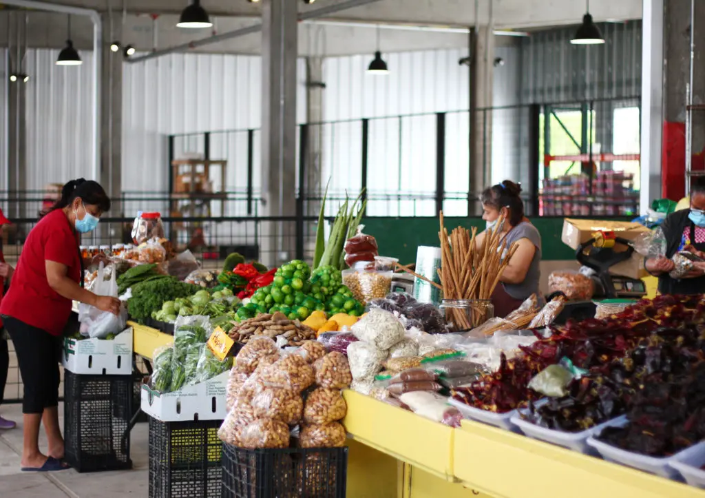 Houston Farmers Market is still largely centered around the open-air vendors.