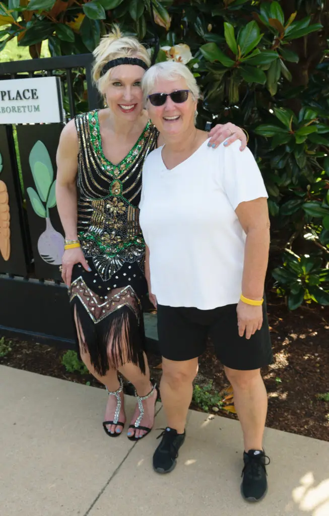 Alicia Voltmer, event chair, and Chef Sharon Van Meter, chef chair (Photo by Dallas Arboretum/Steve Foxall)