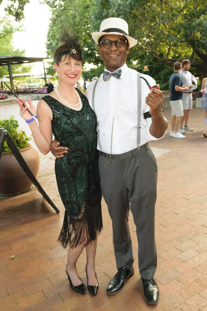 Allison Brim, Joe Estelle (Photo by Dallas Arboretum/Steve Foxall)