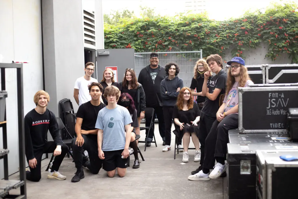 Booker T. music students.