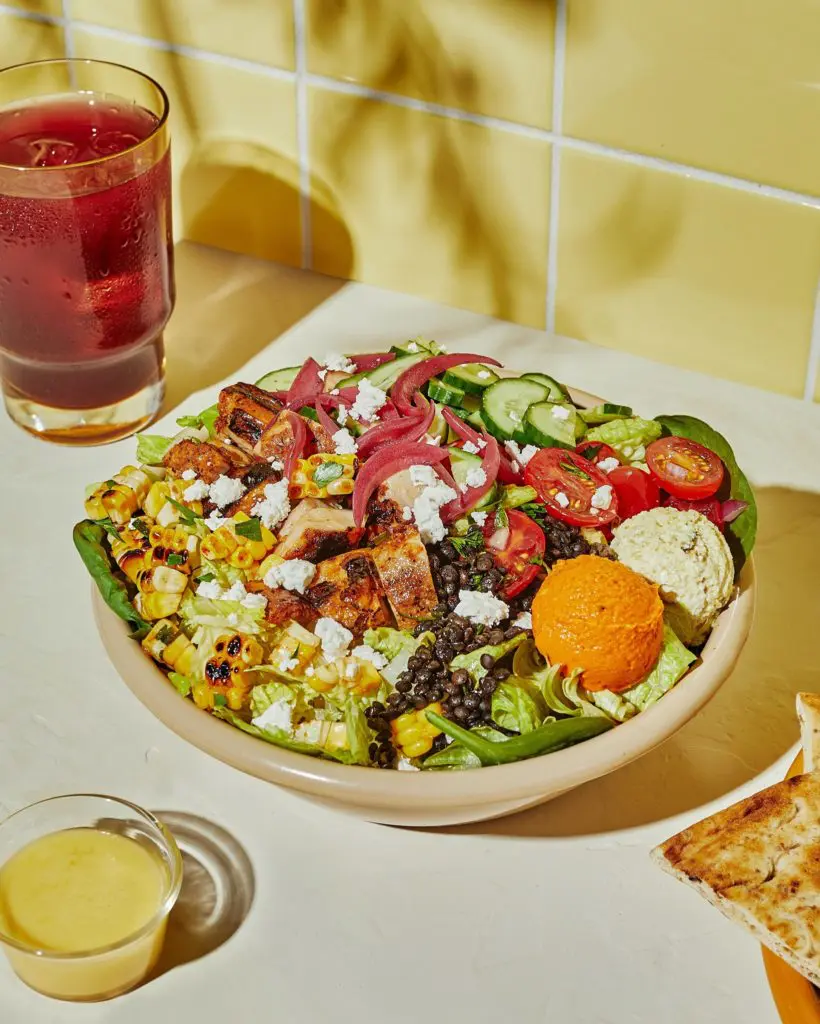Lemon chicken and creamy Crazy Feta.