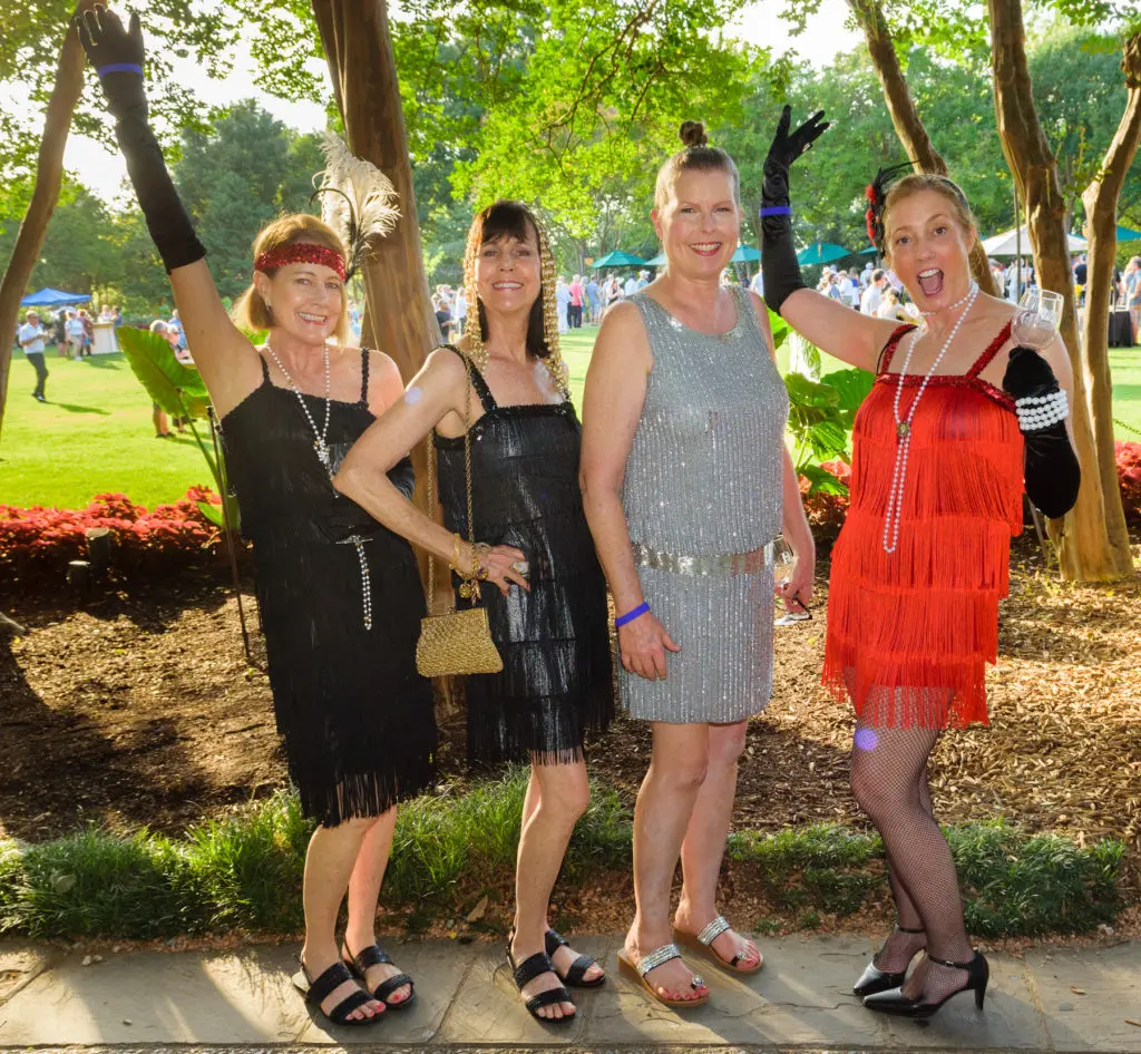 Connie Ball, Carrie Dubberley, Linda Williamson, Terrie Riggs (Photo by Dallas Arboretum/Steve Foxall)
