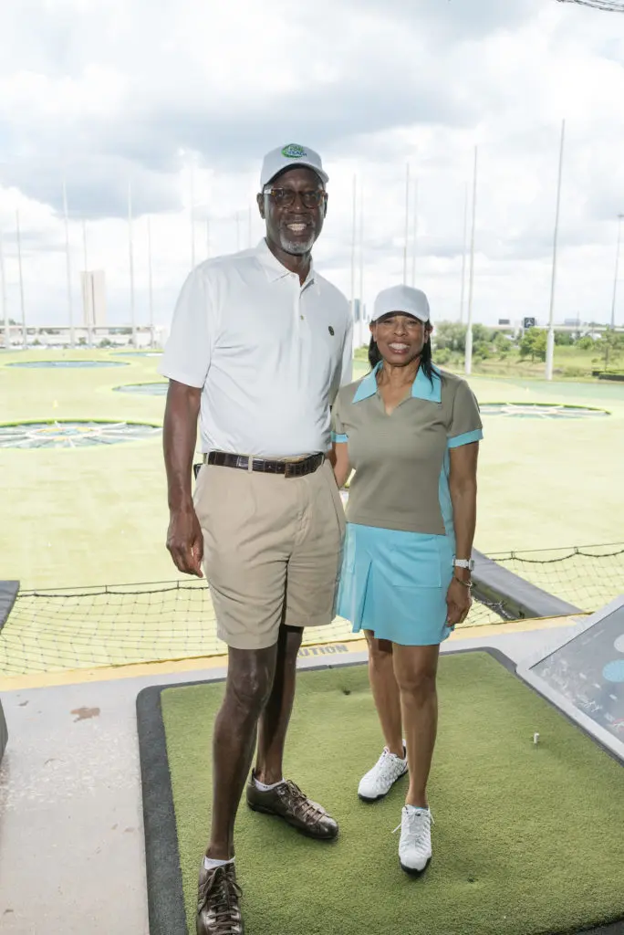 Tee Up Fore TEACH chairs Cornel & Phyllis Williams