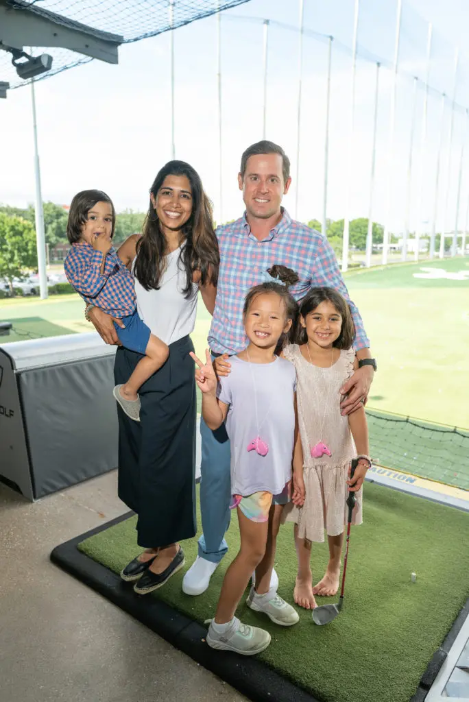 Divya, Chris, Milana, and Britton Brown with Sliane Tsai