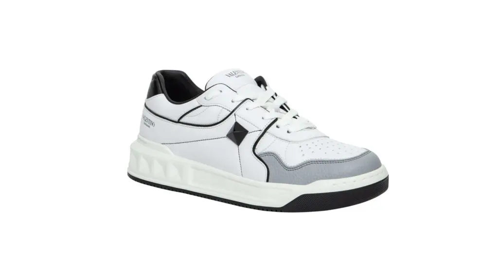Valentino ― One Stud Low-Top Calfskin Sneaker, $790.
