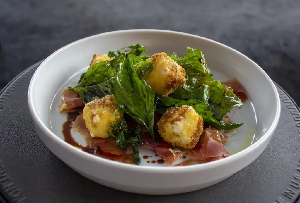 Twenty-four month Prosciutto and Mozzarella served with marinara sauce at One Fifth: Red Sauce Italian! (Photo by Taylor Hall)