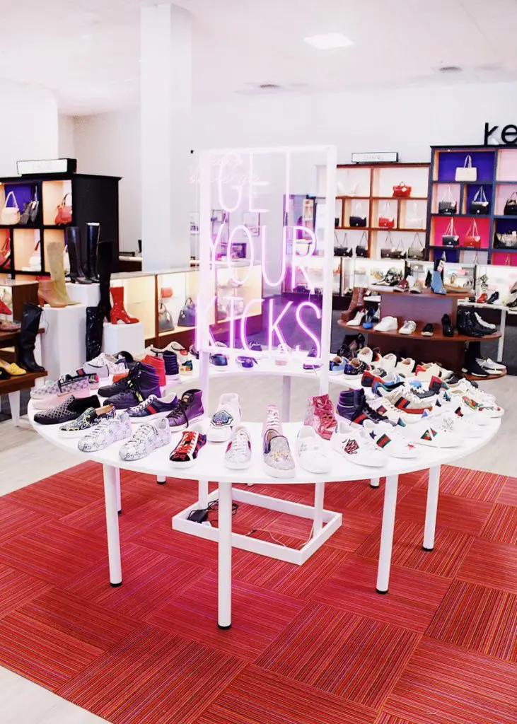 Keeks is a “brick and click” model where one can shop online, or in person at the store. 