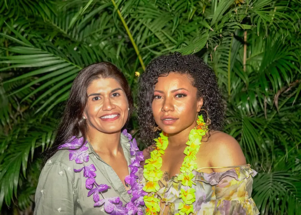 Jessica Agular, Tony-nominated actress Shalita Grant (Photo by Dylan McEwan)