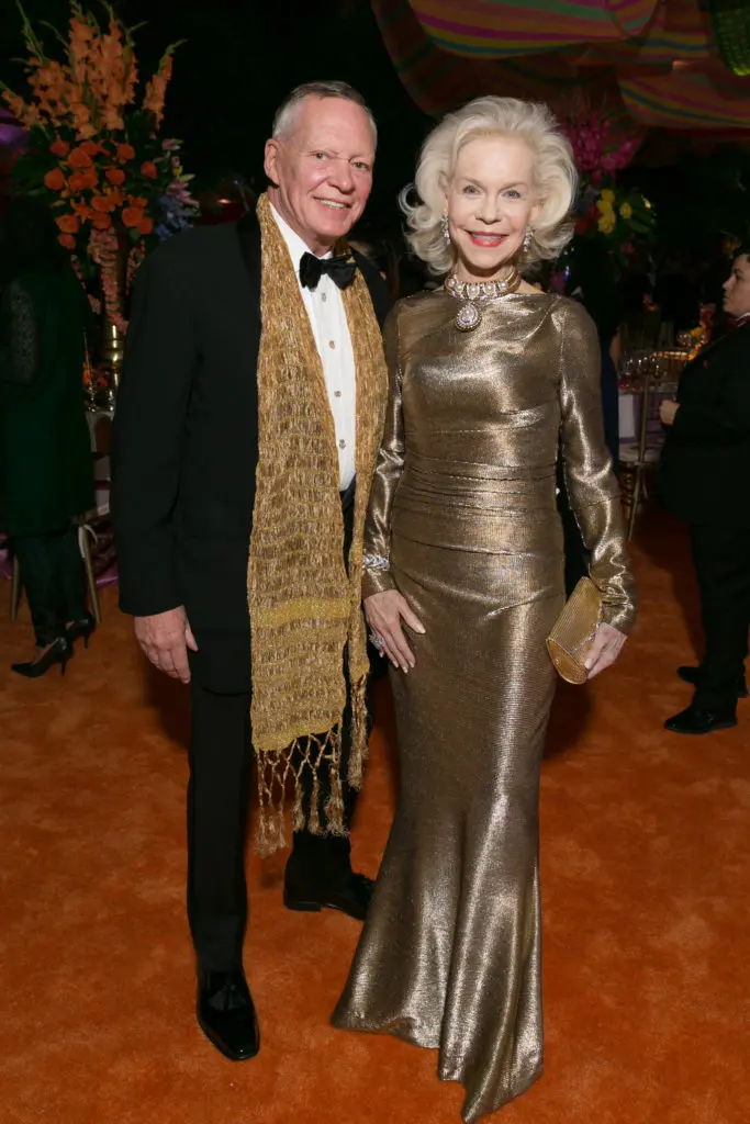 Richard Flowers, Lynn Wyatt at Asia Society Texas Center Tiger Ball (Photo by PEJ)