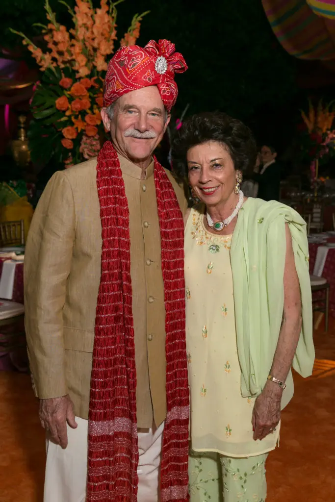 Marty & Kathy Goossen at Asia Society Texas’ 2021 Tiger Ball: Incredible India. (Photo by PEJ)