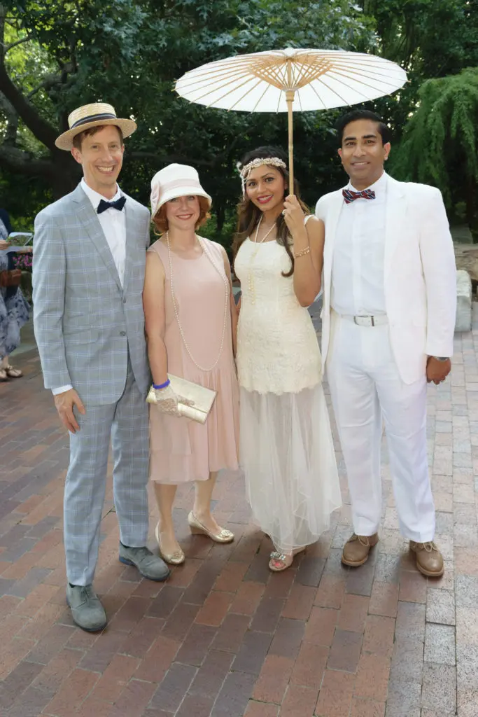 Peter Griess, Tiffany Reese, Sheetal and Dipesh Patel (Photo by Dallas Arboretum/Steve Foxall)