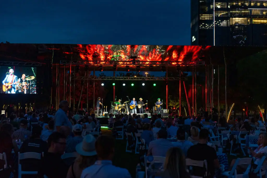 Texas Heritage Songwriters Hall of Famer Robert Earl King performed at Klyde Warren's Concert in the Park to kick off Memorial Day Weekend.  (Photo by Tamytha Cameron)