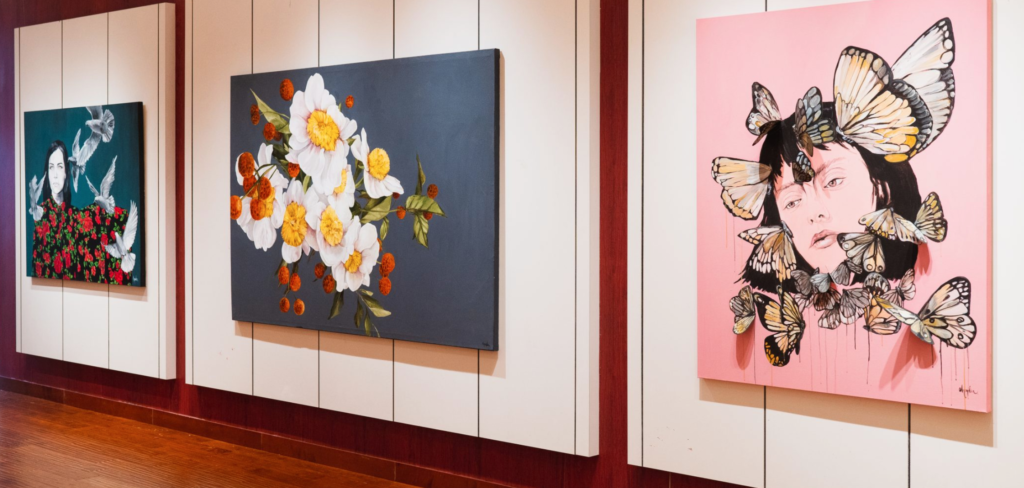 The art exhibit, “From Houston, With Love” runs at GreenStreet through August 15.