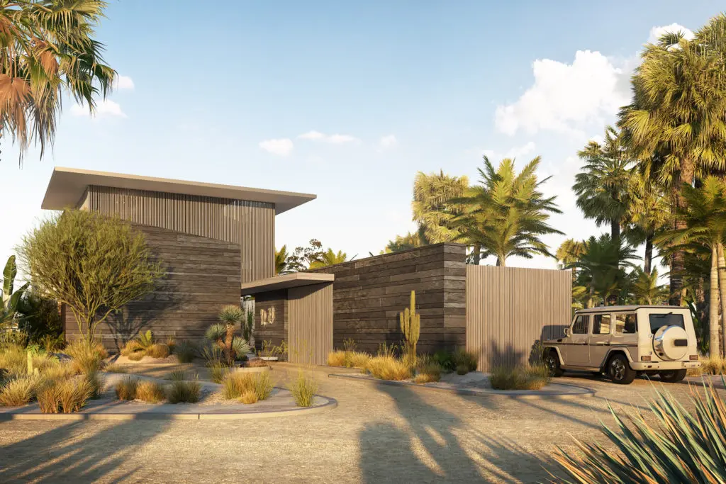 The architecture for the Costa Palmas offers clean modern lines with the best of the cool Baja aesthetic