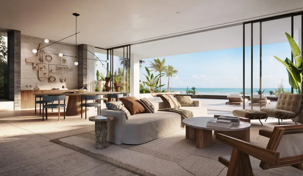 The homes at Costa Palmas feature the best of indoor and outdoor living for an ideal beachside vacation.