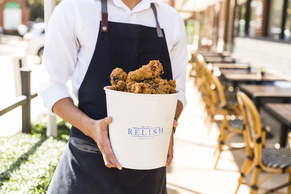 Relish is gearing up its fried chicken offerings for National Fried Chicken Day (Photo by Julie Soefer)