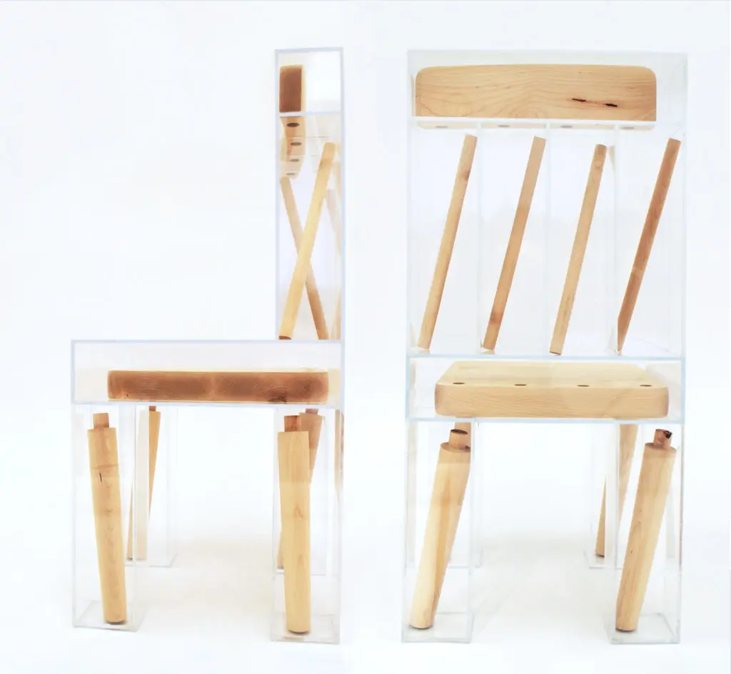 Joyce Lin's "Exploded Chair," 2016 - 2019