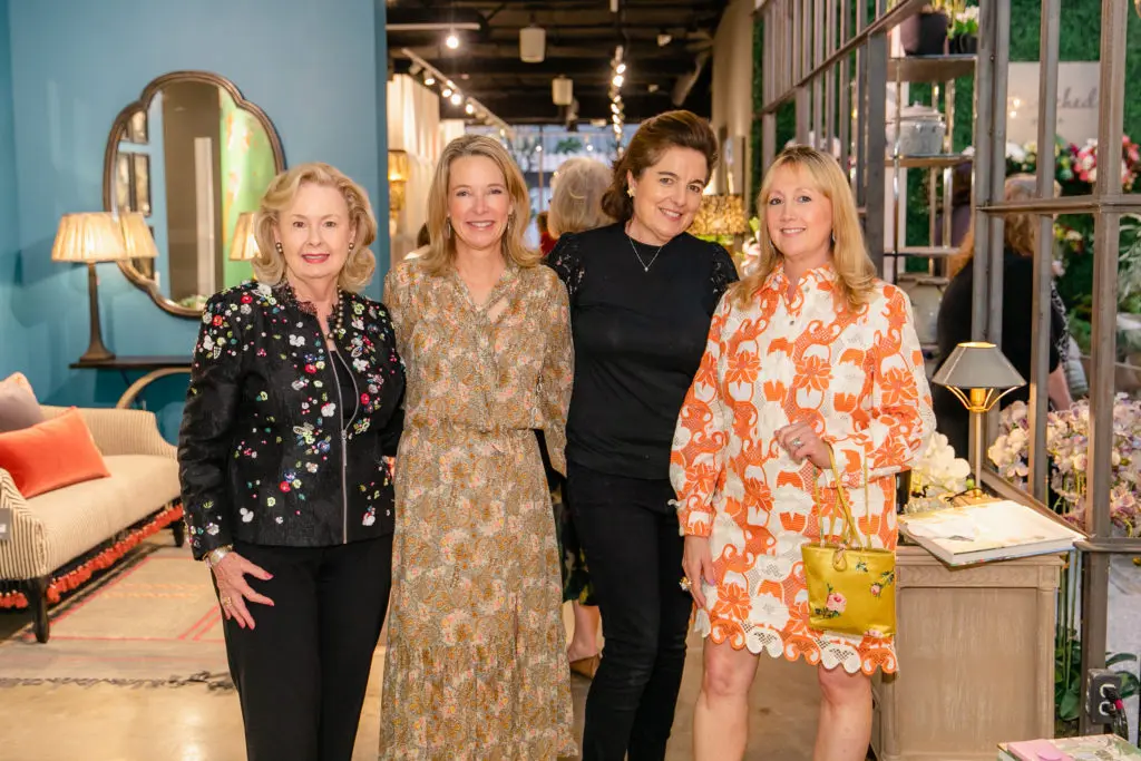 Barbara Tartt, Stephanie Hamilton, Jackie Cathriner, Courtnay Tartt Elias (Photo by Johnny Than)