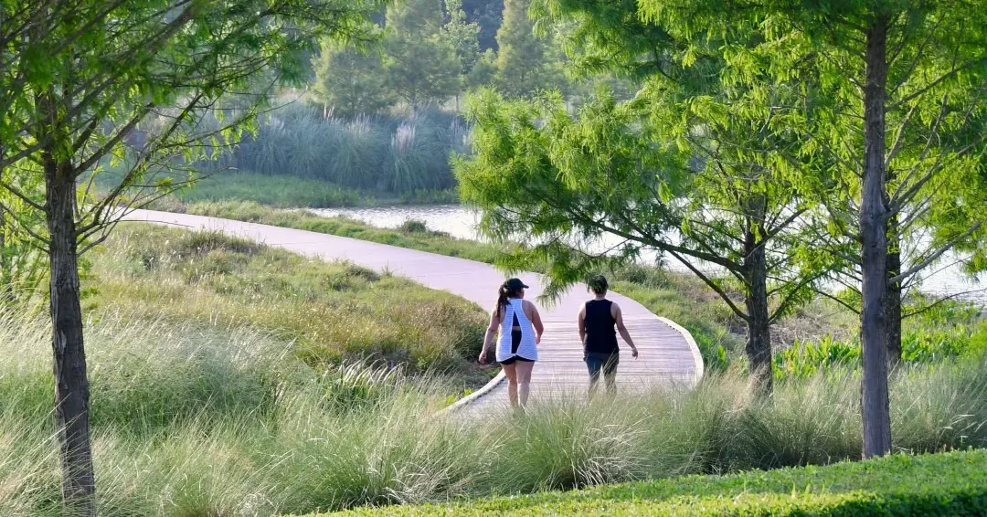 Spring Creek Greenway connects to City Place