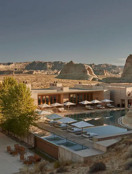 The Amangiri resort in the high desert of South Utah, a place of serene quiet and heart-pounding adventures. (Photo courtesy of Aman Resorts)