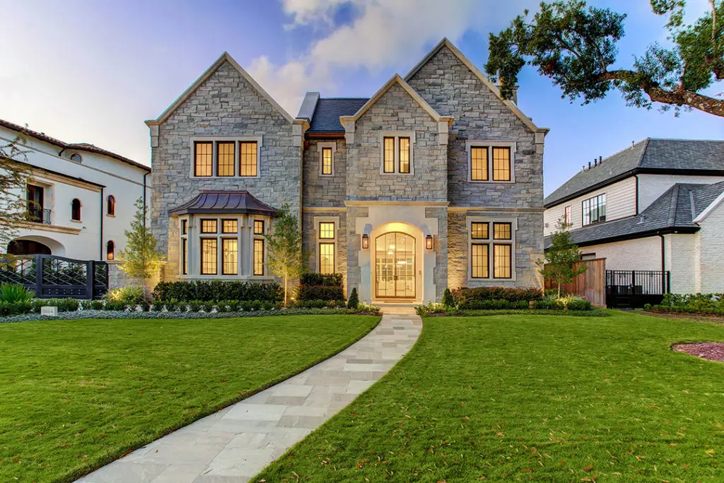 On the Market: 5554 Longmont Drive is a beautiful English styled estate by Sims Luxury Builders nestled in the prestigious Tanglewood neighborhood. Listed exclusively by Moni Bohnisch of Douglas Elliman.  (Photo by TK Images)
