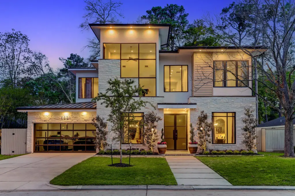 On the Market: 8521 Merlin Drive is a spectacularly sophisticated home built by Timeline Construction in Spring Valley.  Listed exclusively by Moni Bohnisch of Douglas Elliman. (Photo by TK Images)