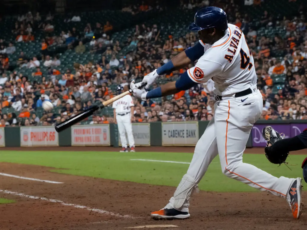 Yordan Alvarez just knows how to drive in runs. (Photo by F. Carter Smith)
