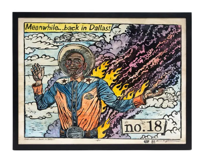 Brian Keith Jones' "Meanwhile ..back in Dallas," 2014