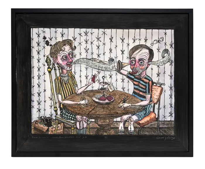 Chuck & George's "Table Scrappin' Vol. 1 Pg 1," 2014
