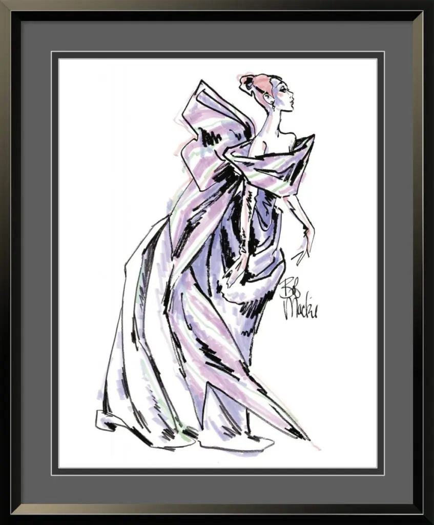 Bob Mackie gowns rocked the red carpet during the 1980s and '90s. (Photo from bobmackie.com)