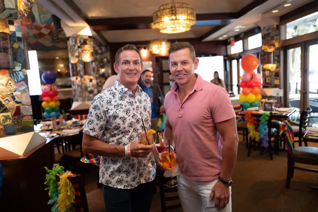 Gerry Heard, Tylor Hearn at the Mint Julep fundraiser for Legacy Community Health (Photo by Daniel Ortiz)