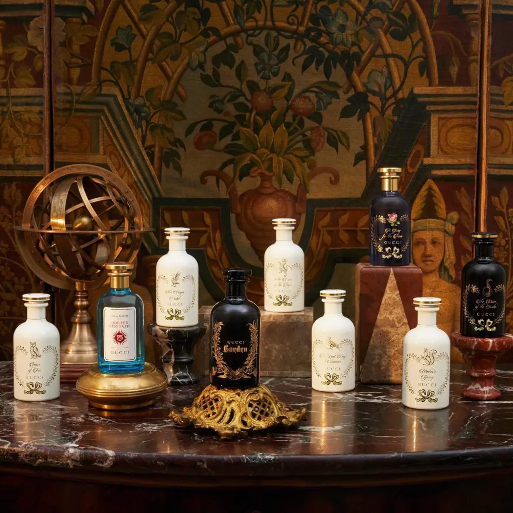 Some of the scents popping up in Gucci's Alchemist's Garden.