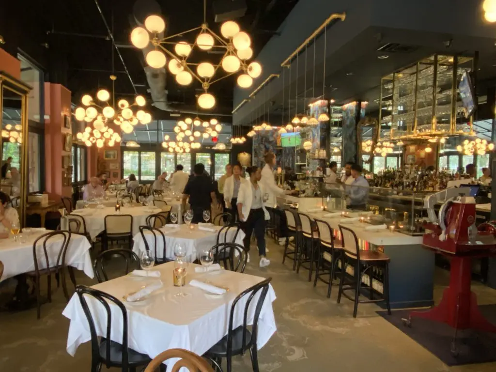 Gratify on Morningside in West University can seat more than 70 for dining on its American bistro fare.