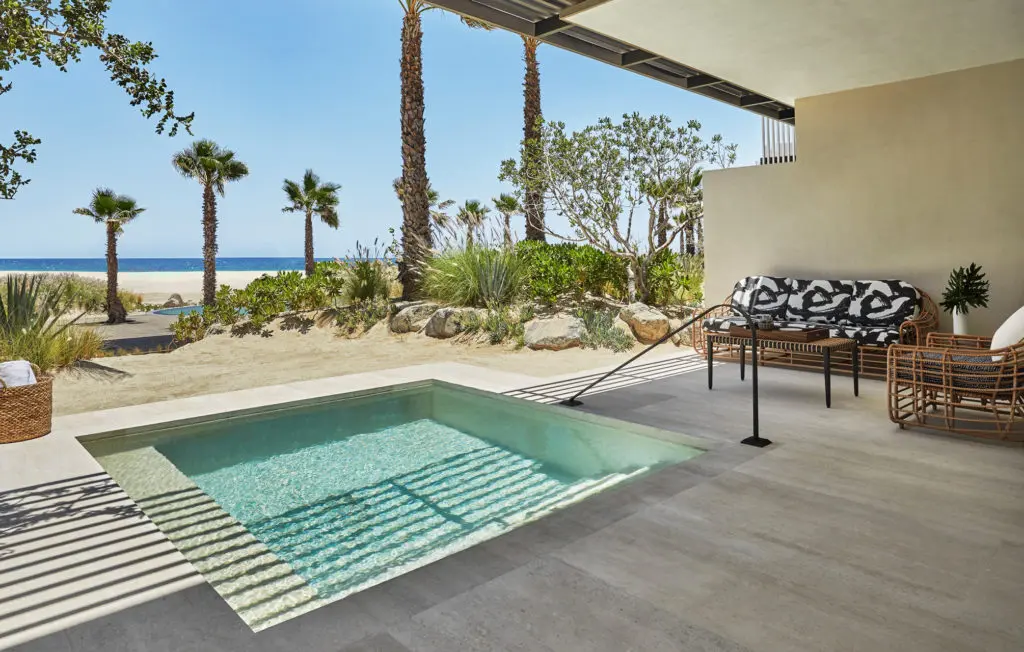 The state of the art accommodations boast private extravagance.
